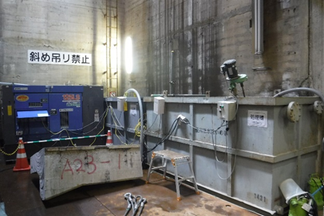 湿式ワイヤーソー工法時に発生するコンクリート含有排水処理